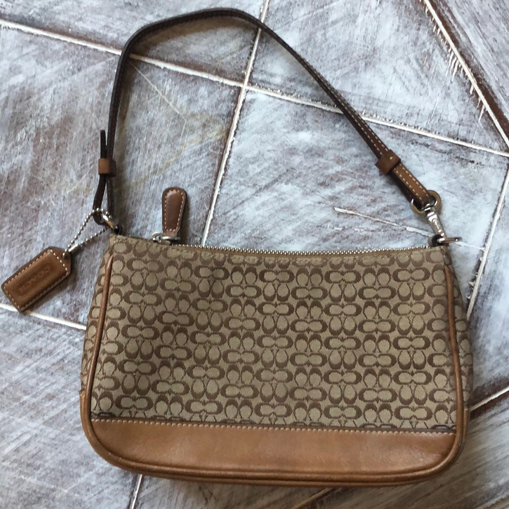 COACH signature mini shoulder bag